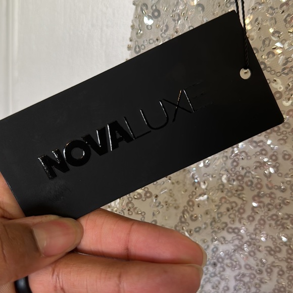 Sequin, Beaded and Rhinestones Dress - Picture 10 of 14